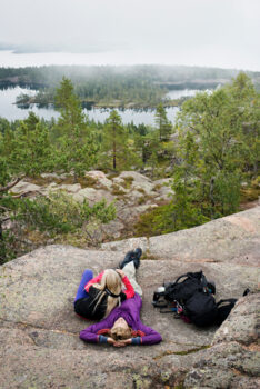 High coast hiking break